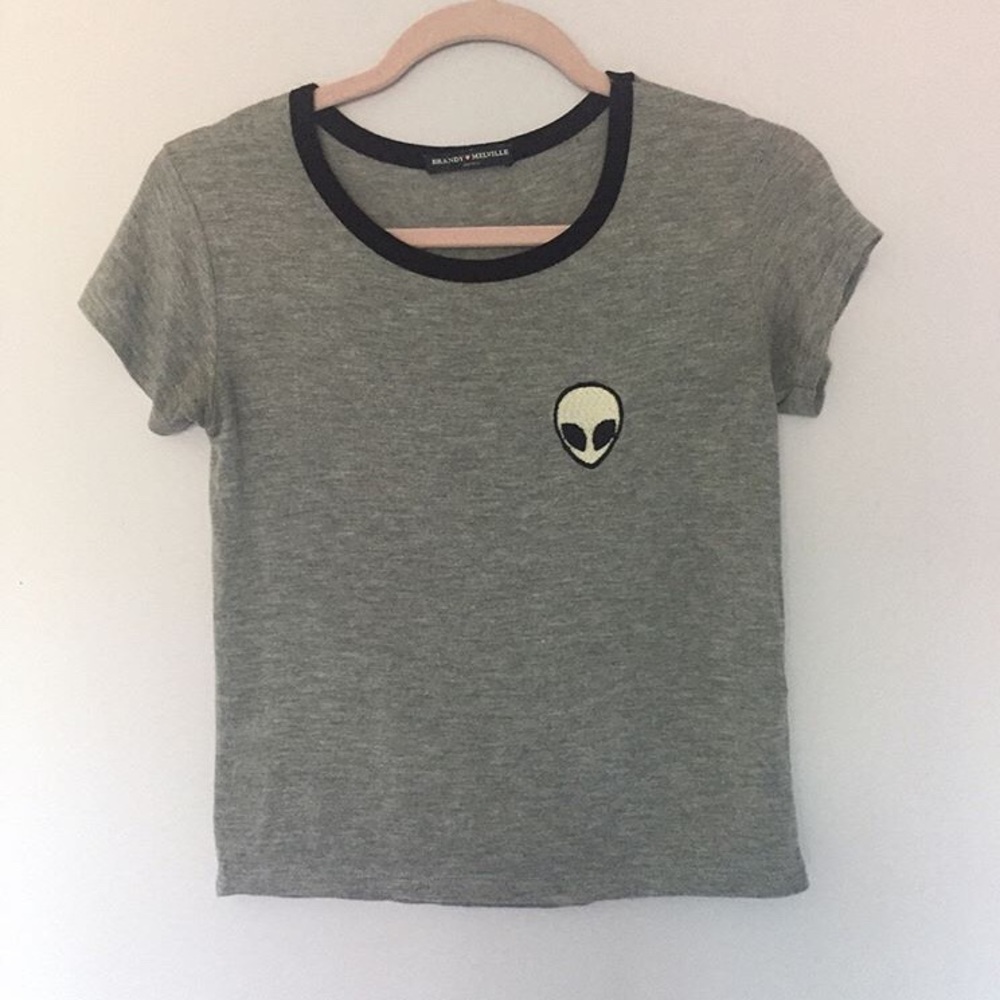 Brandy Melville | Tori Alien Patch Top